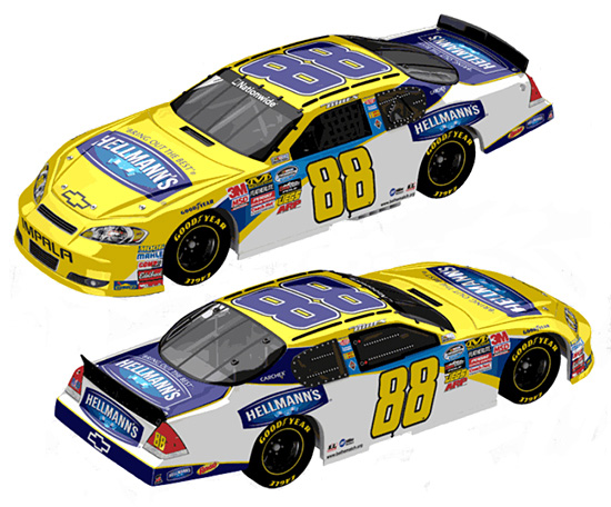2010 Kelly Bires #88 Hellmann's 1/64 Diecast