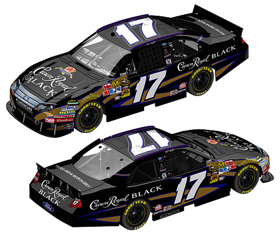 2010 Matt Kenseth #17 Crown Royal - Black Diecast