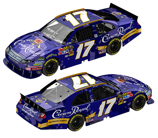 2010 Matt Kenseth #17 Crown Royal - Patriotic Diecast
