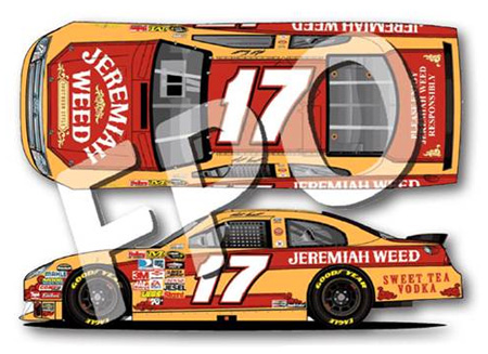 2010 Matt Kenseth #17 Jeremiah Weed Diecast