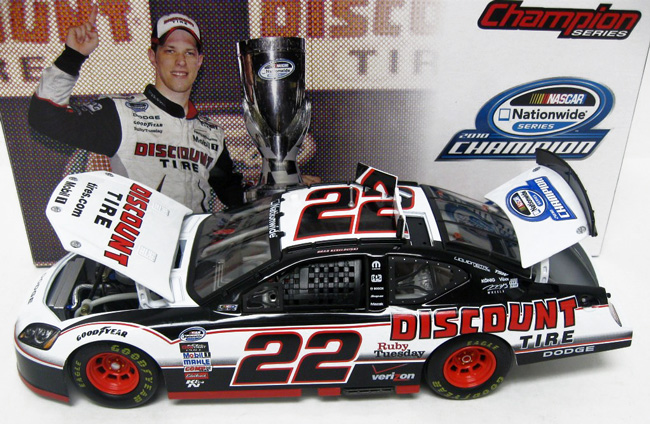 2010 Brad Keselowski #22 Discount Tire - Nationwide Champion Diecast