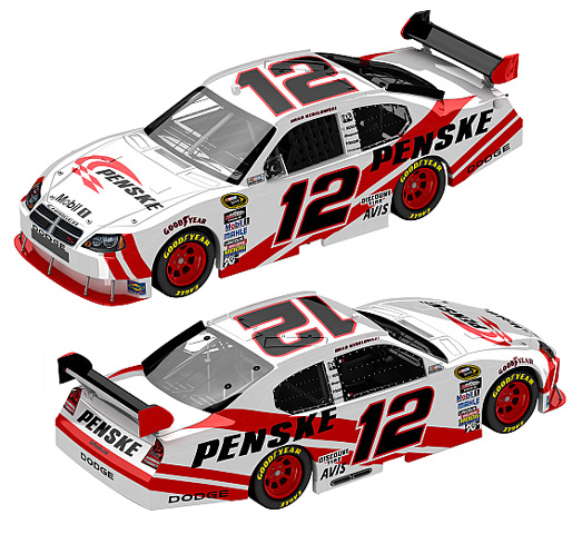 2010 Brad Keselowski #12 Penske Diecast