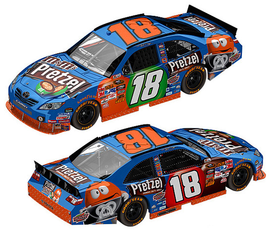 2010 Kyle Busch #18 M&M's Pretzel 1/64 Diecast