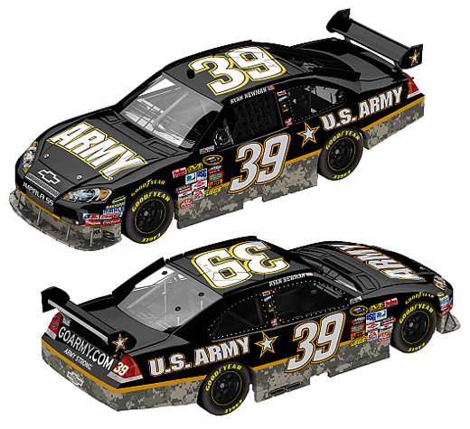 2010 Ryan Newman #39 U.S. Army Diecast