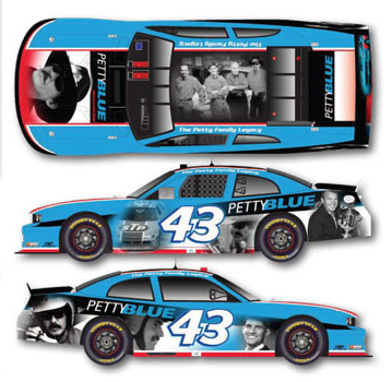 2010 Petty Family #43 Petty Blue Fantasy Diecast
