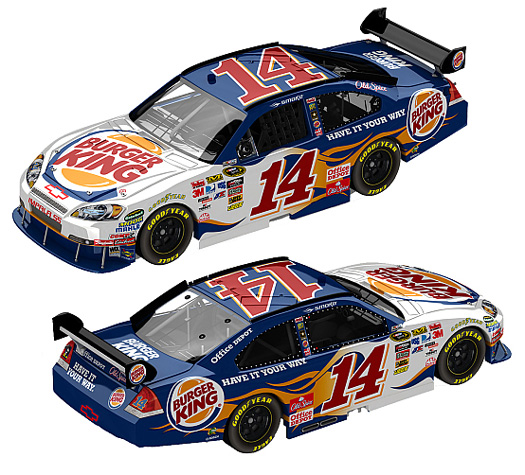 2010 Tony Stewart #14 Burger King 1/64 Diecast
