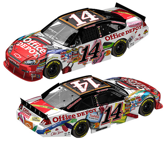 2010 Tony Stewart #14 Office Depot - Back to School Diecast