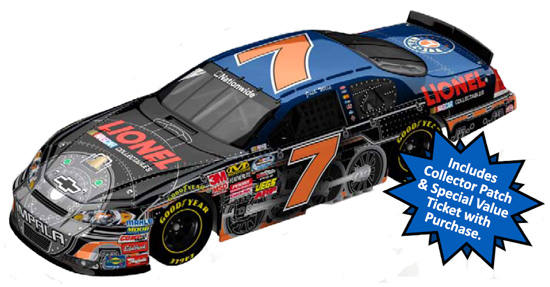 2010 Josh Wise #7 Lionel NASCAR Collectables 1/64 Diecast