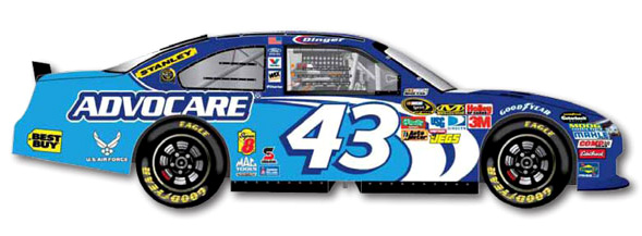 2011 A.J. Allmendiner #43 AdvoCare Diecast