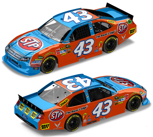 2011 A.J. Allmendinger #43 STP Diecast