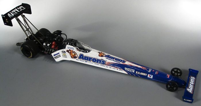 2011 Antron Brown - Aaron's NHRA Top Fuel Diecast - Autographed