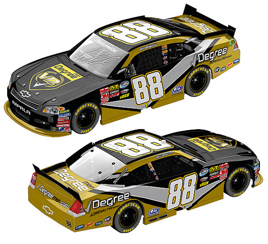 2011 Aric Almirola #88 Degree Men Adrenaline Diecast - Autographed