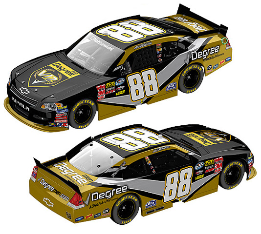 2011 Aric Almirola #88 Degree Men Adrenaline 1/64 Diecast