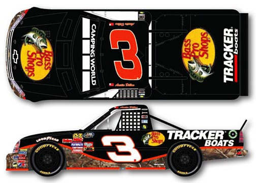 2011 Austin Dillon #3 Bass Pro Shops Truck Diecast