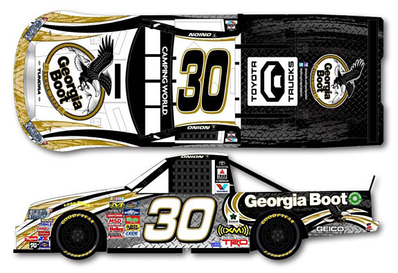 2011 Todd Bodine #30 Georgia Boot Truck Diecast