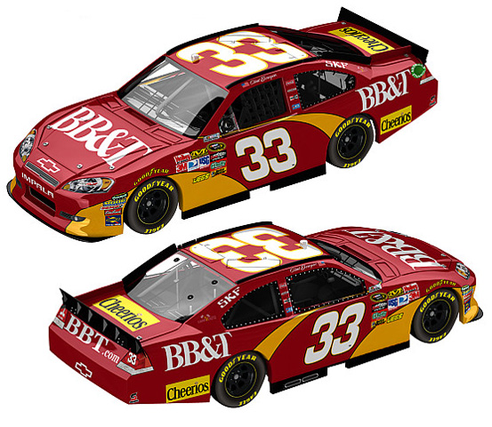 2011 Clint Bowyer #33 BB&T Diecast