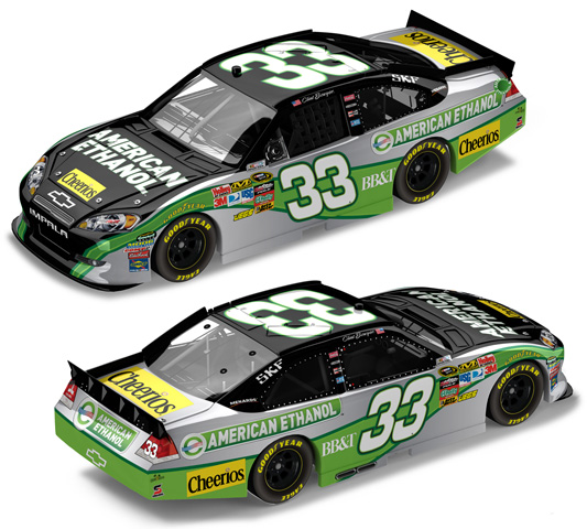 2011 Clint Bowyer #33 American Ethanol 1/64 Diecast
