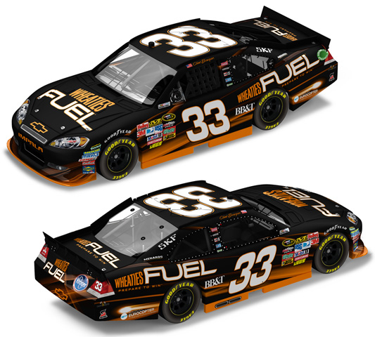 2011 Clint Bowyer #33 Wheaties Fuel - Smoke and Mirrors Diecast