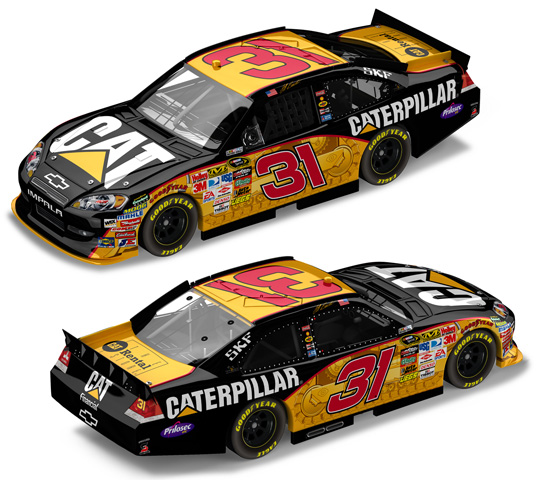 2011 Jeff Burton #31 Caterpillar 1/64 Diecast