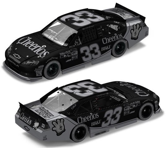 2011 Clint Bowyer #33 Cheerios / Stealth BLACK Diecast