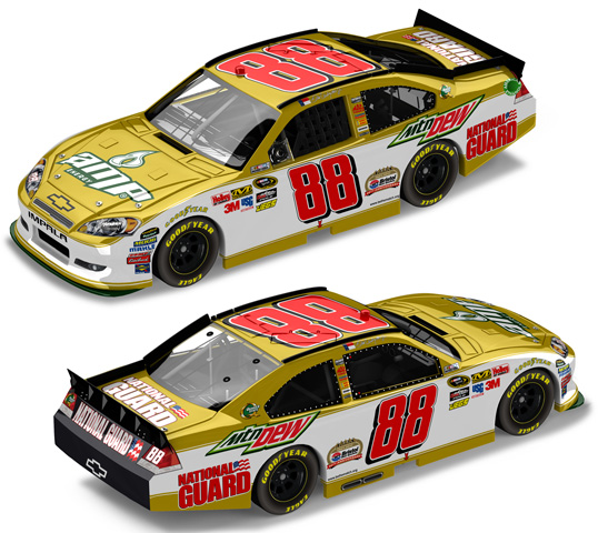 2011 Dale Earnhardt Jr #88 Amp Energy Gold - Bristol 50th 1/64 Diecast