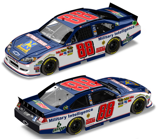 2011 Dale Earnhardt Jr #88 National Guard Military Intel Diecast