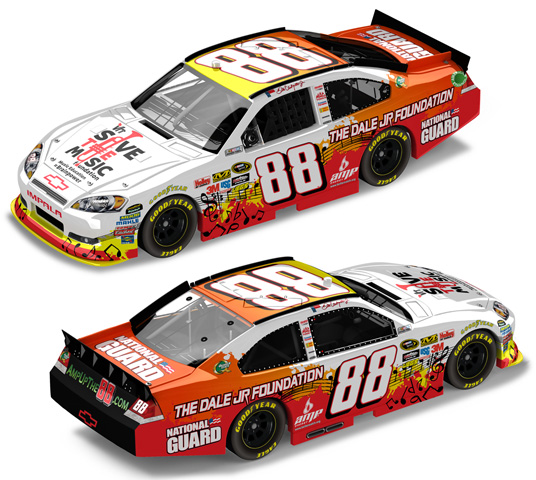 2011 Dale Earnhardt Jr #88 VH1 Save the Music Diecast
