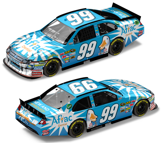 Carl edwards aflac ford 2011 diecast review