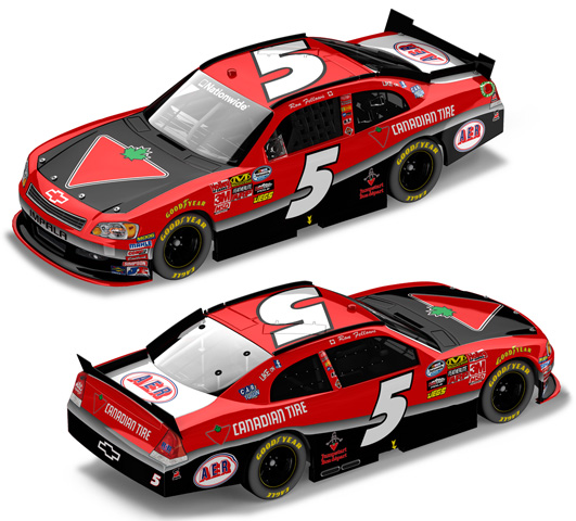 2011 Ron Fellows #5 Canadian Tire Diecast