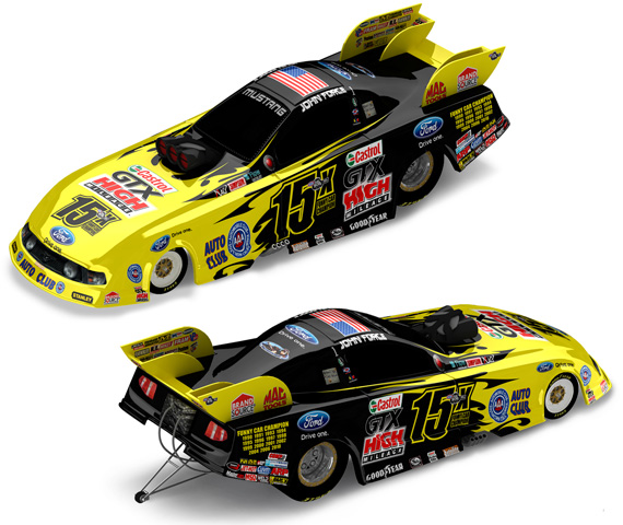 2011 John Force 15x Champion NHRA Funny Car 1/64 Diecast