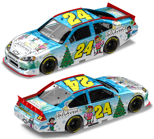 2011 Jeff Gordon #24 Gordon Foundation - Sam Bass Holiday 1/64 Diecast