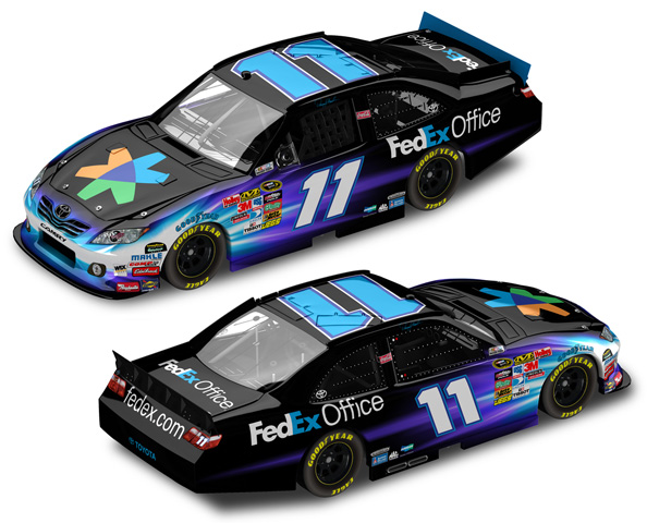 2011 Denny Hamlin #11 FedEx Office 1/64 Diecast