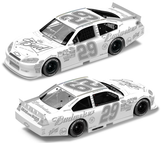 2011 Kevin Harvick #29 Budweiser / ICE Series Diecast