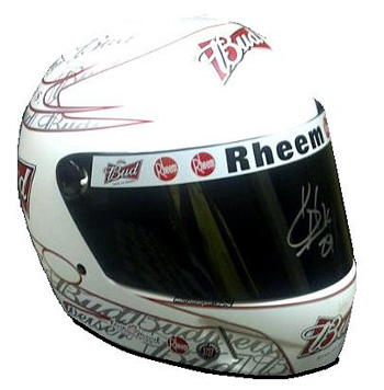 2011 Kevin Harvick - Budweiser Full Size Replica Helmet - Autographed