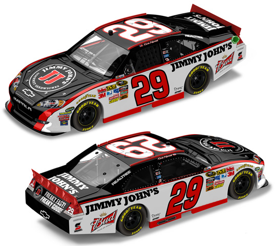 2011 Kevin Harvick #29 Jimmy John's Diecast