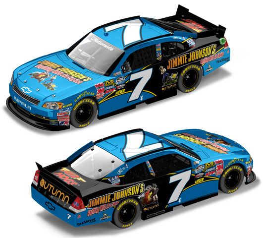 2011 Jimmie Johnson #7 Anything with an Engine 1/64 Diecast
