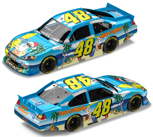 2011 Jimmie Johnson #48 Johnson Foundation - Sam Bass Holiday 1/64 Diecast