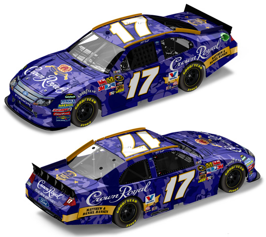2011 Matt Kenseth #17 Crown Royal Camo Diecast