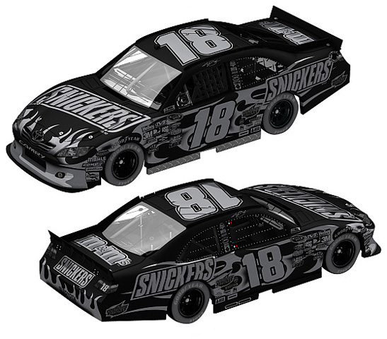 2011 Kyle Busch #18 Snickers / Stealth BLACK Diecast