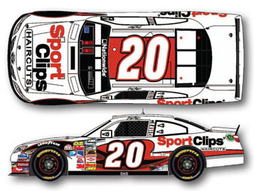 2011 Joey Logano #20 Sport Clips Diecast