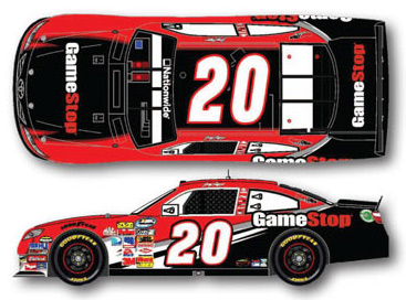 2011 Joey Logano #20 Game Stop Diecast