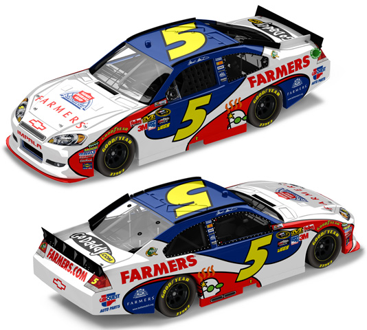 2011 Mark Martin #5 Farmers Insurance 1/64 Diecast