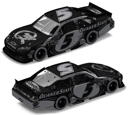2011 Mark Martin #5 Quaker State / Stealth BLACK Diecast