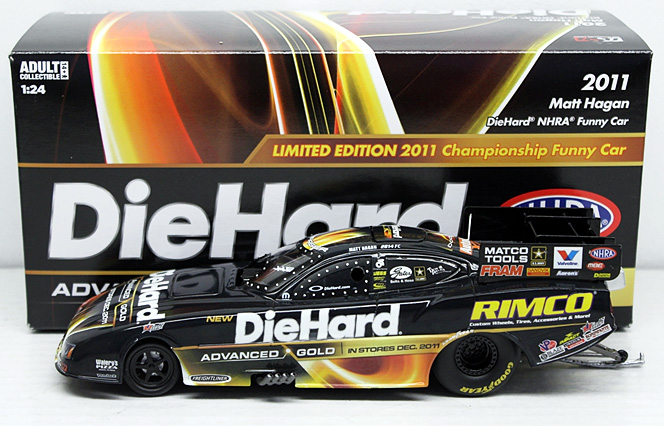 2011 Matt Hagan - DieHard / NHRA Funny Car Champion Diecast