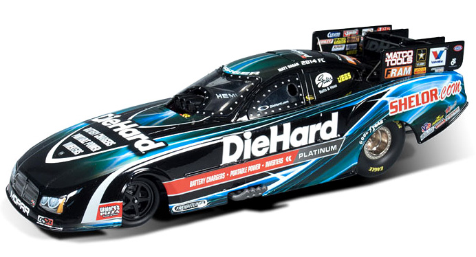 2011 Matt Hagan - DieHard NHRA Funny Car Diecast