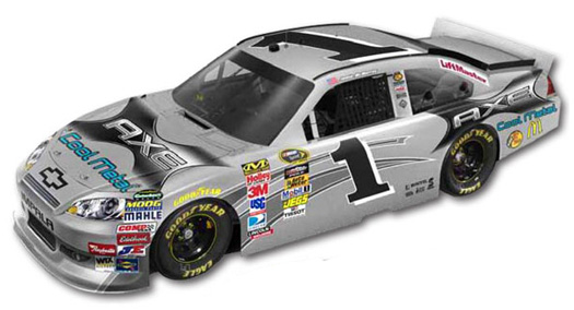 2011 Jamie McMurray #1 AXE Cool Metal Diecast