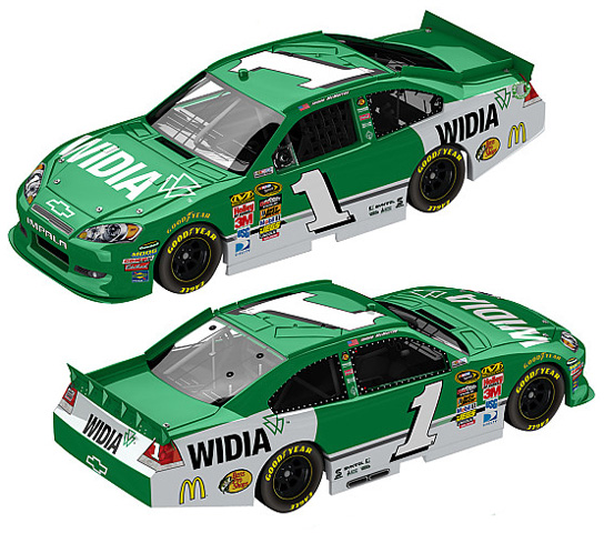 2011 Jamie McMurray #1 WIDIA Diecast