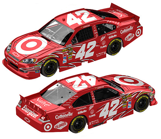 2011 Juan Pablo Montoya #42 Target Diecast