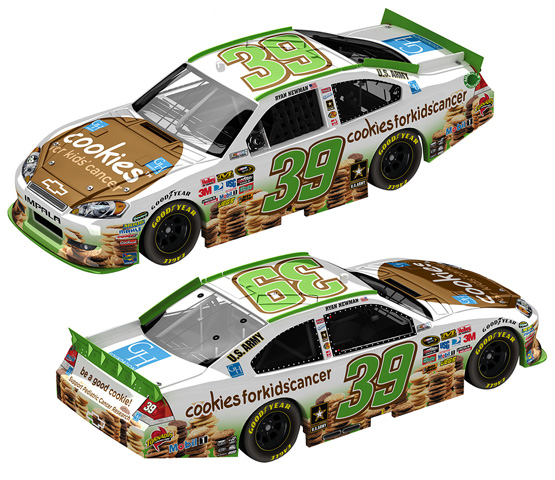 2011 Ryan Newman #39 Cookies for Kids Cancer Diecast