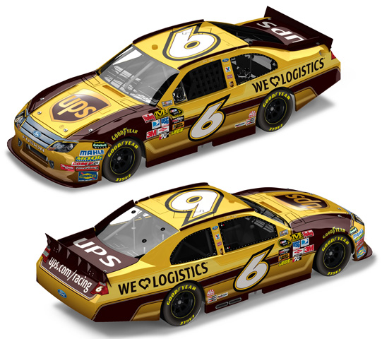 2011 David Ragan #6 UPS Diecast